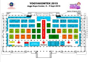 Denah Lokasi Stand Pameran Komputer Yogyakomtek