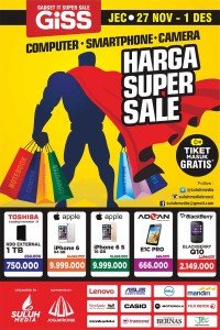Pameran Gadget IT Show & Sale (GISS) komputer november jogja