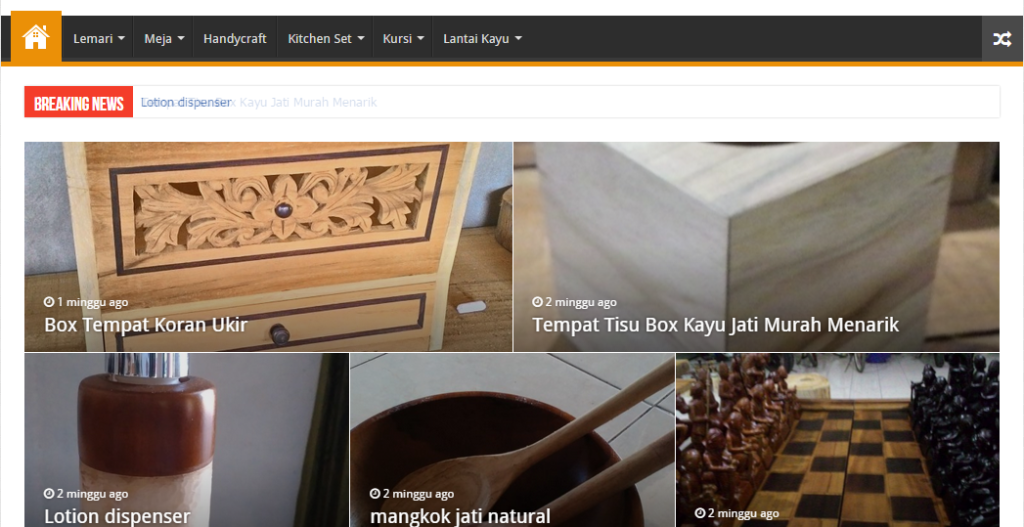 Privat SEO Crocrodile Art Jogja Website Kerajinan Kayu & Furniture