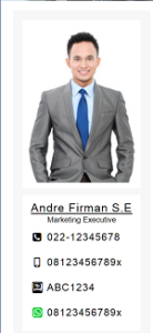 Fitur Website Profile Sales Motor