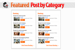 Jasa Pembuatan Website Agen Properti fitur kategori