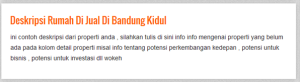 Jasa Pembuatan Website Agen Properti isis deskripsi