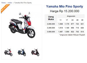 Jasa Pembuatan Website Sales Otomotif Murah Terbaik demo motor