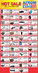 daftar harga promo pameran komputer anye jogja expo center 2016