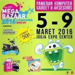 Pameran Mega Bazaar Consumer Show Maret 2016 Jogja Expo Center