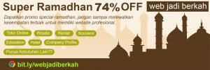 promo Cyber Ramadhan website jadi berkah ramadhan 2018